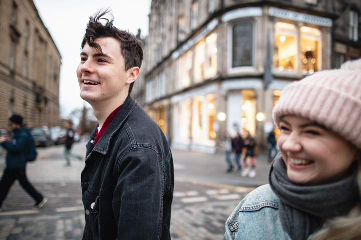 A couple on a date playing Treasure Hunt Birmingham